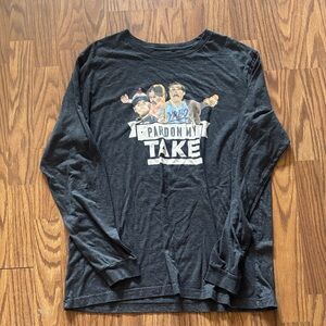 Pardon My Take Barstool Graphic Long Sleeve Tee